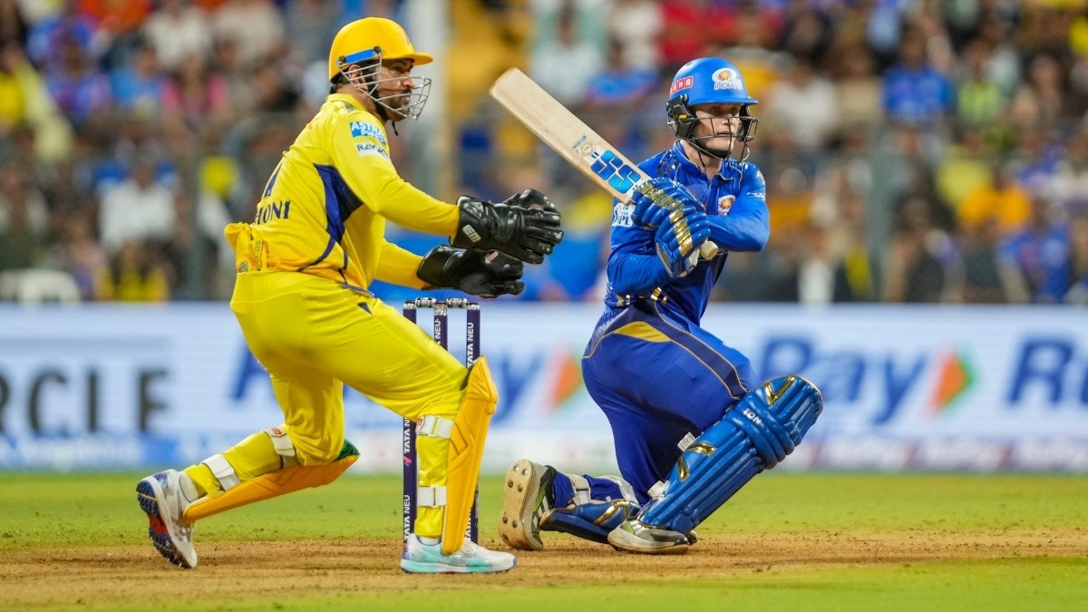 Mumbai Indians and Chennai Super Kings players in action at Wankhede Stadium, highlighting key match preview ahead of IPL 2026 clash.