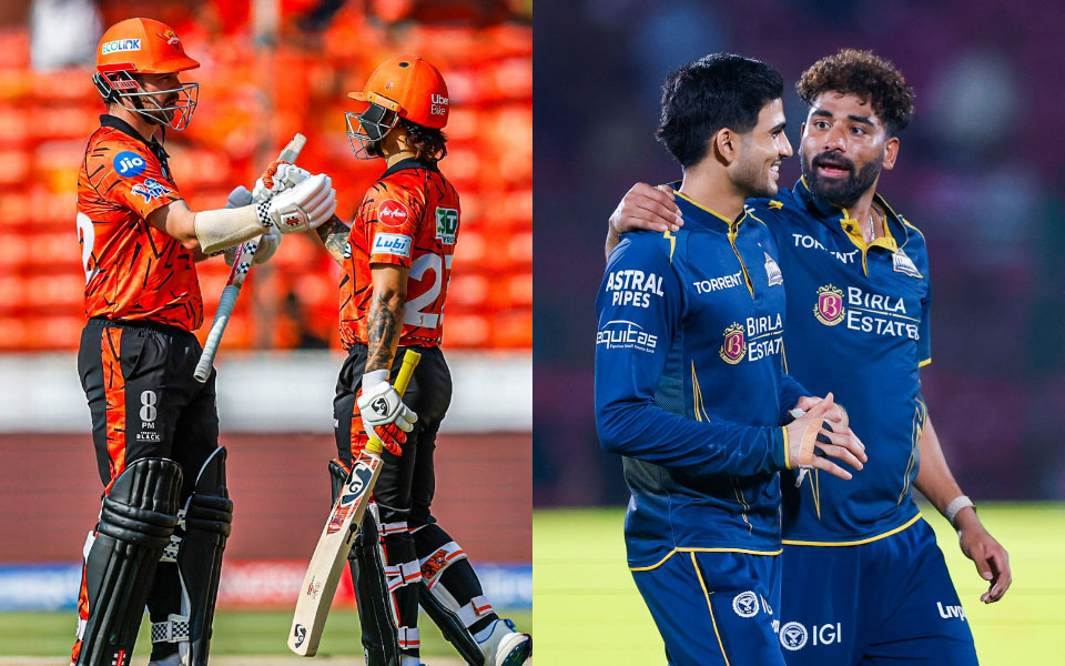Gujarat Titans and Sunrisers Hyderabad players in action with focus on current team form ahead of IPL 2026 Match 56.