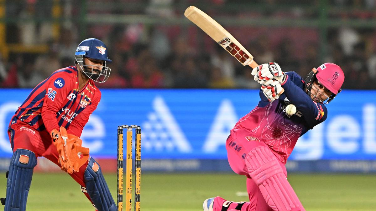 Rajasthan Royals batter Suryavanshi celebrates his explosive 93-run innings against Lucknow Super Giants in IPL 2026.