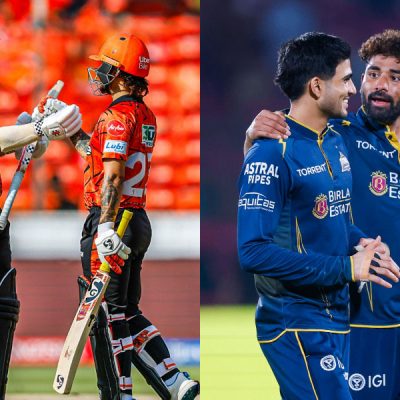 Gujarat Titans and Sunrisers Hyderabad players in action with focus on current team form ahead of IPL 2026 Match 56.